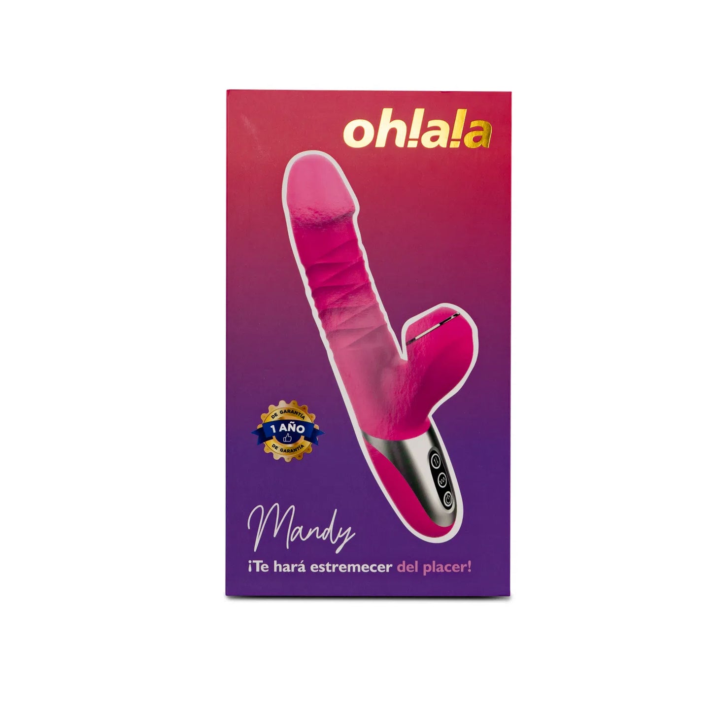 Ohlala Vibrador Succionador Mandy Fucsia