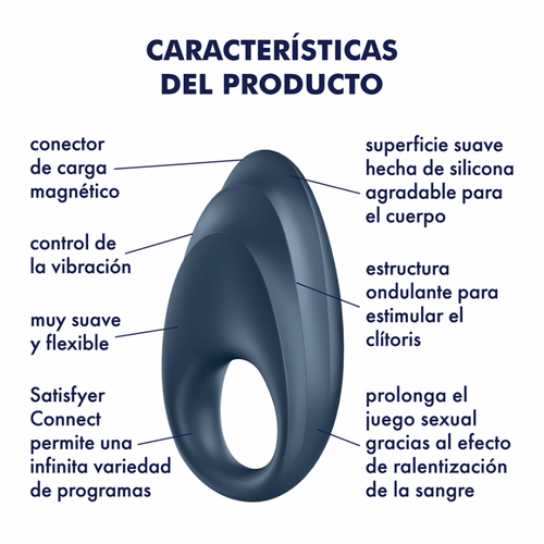 Anillo Vibrador Para El Pene Satisfyer Powerful One Ring