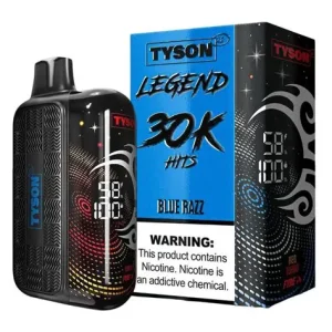 Tyson Legend 30k Hits Blue Razz