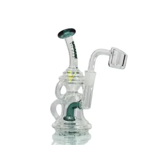 Ooze Mini Dab Rig Ocean Green