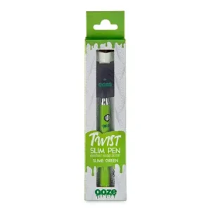 Ooze Twist Slim Pen Green Splatter 510 Battery