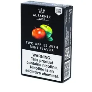Al Fakher Hookah Tobacco Two Apples With Mint
