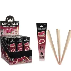 King Palm Grape 1 14 Hemp Cones