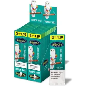 White Owl Tropical Twist Cigarillos 2pk