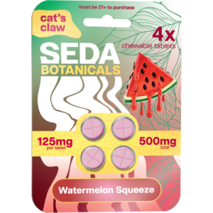 Seda Cats Claw Waternelon Squeeze Tablets 4ct