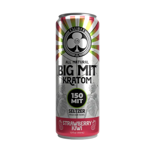 Club13 150MIT Kratom Seltzer Strawberry Kiwi