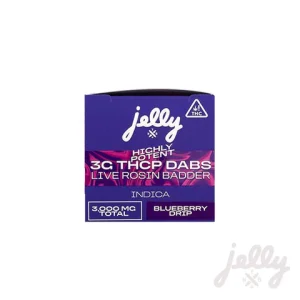 Jelly Blueberry Drip Live Rosin Badder Indica 3g