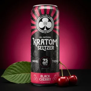 Club13 75MIT Kratom Seltzer Black Cherry