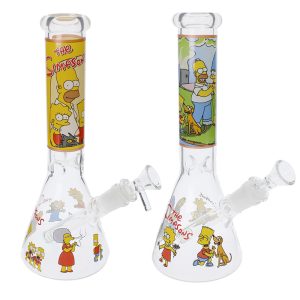 Glass Pipe 10" The Simpsons