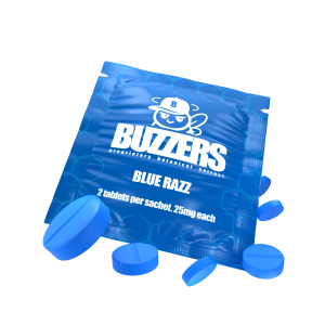 Buzzers Cats Claw Blue Razz 25mg 2pk