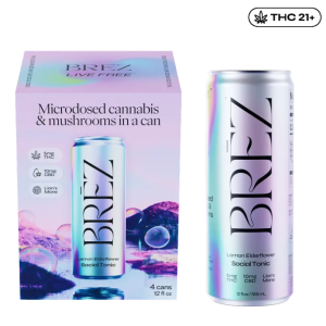 Brez Social Tonic THC+CBD+Lions Mane(4Pack)
