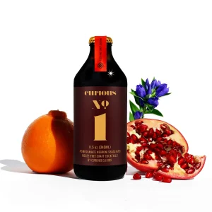 Curious No. 1 NONALCOHOLIC POMEGRANATE NEGRONI SBAGLIATO