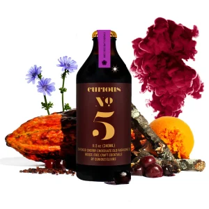 Curious No. 5 NONALCOHOLIC SMOKED CHOCOLATE CHERRY OLD FASHIONED
