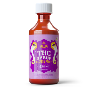 Destino Farms D9 THC Syrup Passion Fruit 420mg