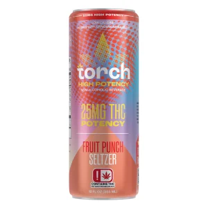 Torch 25mg THC Seltzer Fruit Punch 12fl oz