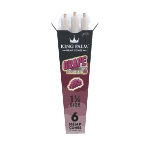 King Palm Grape 1 1\4 Hemp Cones