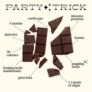 Alice Nootropic Chocolate Party Bites For Social Elevation