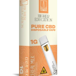 Higher Education Cereal Milk Pure CBD 1g Hybrid Vape
