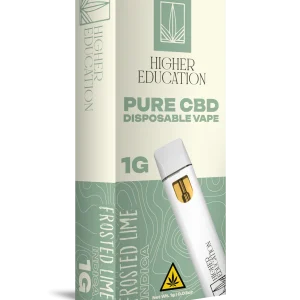 Higher Education Frosted Lime Pure CBD 1g Indica Vape