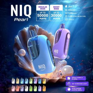 NIQ Pearl 50K Puffs Sweet Apple Pie