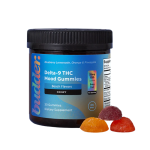 Budder's Delta 9 THC Gummies Beach Flavors 30ct