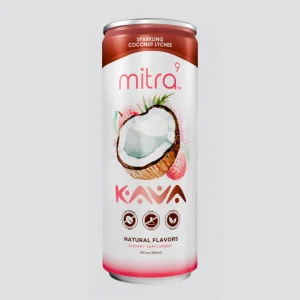 Mitra 9 Kava Seltzer Sparking Coconut Lychee