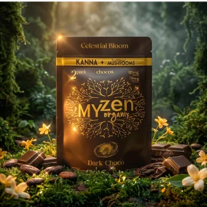 MyZen 2pk 875mg Celestial Bloom Chocolate – Dark Choco (Kanna + Nootropics)