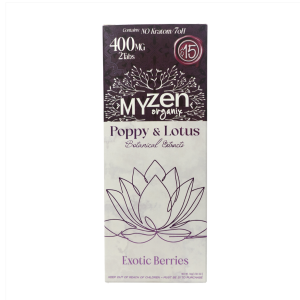 MyZen Poppy & Lotus 2pk 400mg Tablets – Exotic Berries