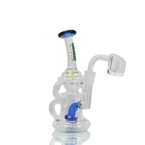 Ooze Mini Dab Rig Deep Blue