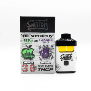 Switch The Notorious Indica & Hybrid THCA Vape 3g
