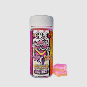 Chapo Double Stacks Dragonfruit+Papaya Punch 10000mg Blend Gummies 10ct