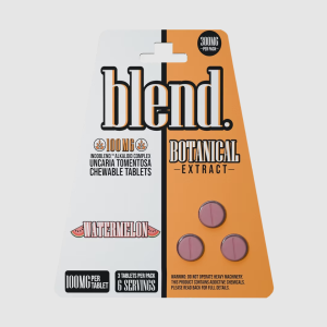 BLEND Botanical Cats Claw 600mg Tablets Watermelon 4ct