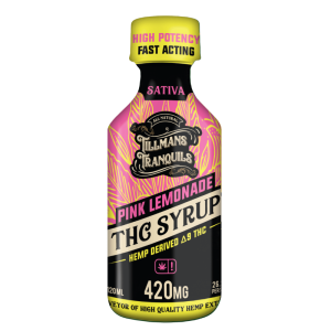 Tillmans Tranquils D9 THC Syrup Pink Lemonade 420mg