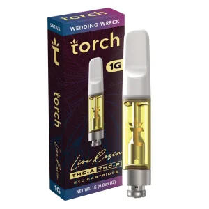 Torch Live Resin Wedding Wreck THCA Cartridge 1g Sativa