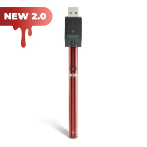 Ooze Twist Slim Pen 510 Thread Battery Ruby Red