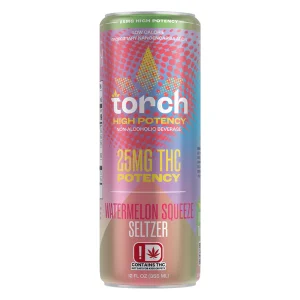 Torch 25mg THC Seltzer Watermelon Squeeze 12fl oz