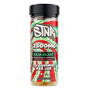 Stnr 2500mg Baja Blast 20ct Gummies