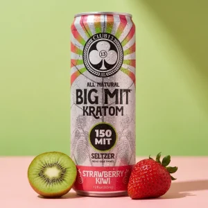 Club13 150MIT Kratom Seltzer Strawberry Kiwi