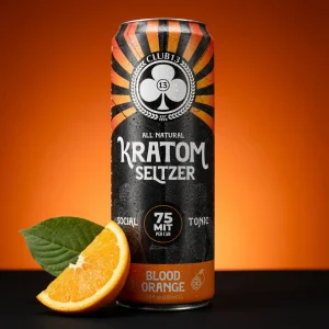 Club13 75MIT Kratom Seltzer Blood Orange