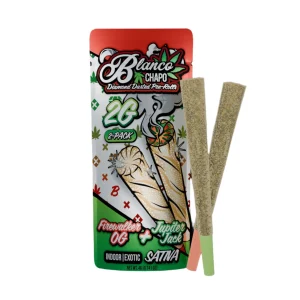 Chapo Blanco 2G THCA Diamond Dusted Prerolls 2-pack (Sativa)
