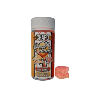 Chapo Double Stacks Mango Dreams+Cherry Bomb 10000mg Blend Gummies 10ct