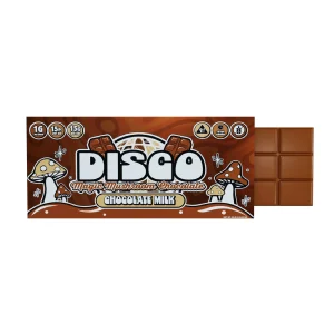 Disco Magic Mushroom Chocolate Bar 15g – Chocolate Milk