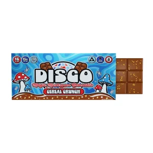 Disco Magic Mushroom Chocolate Bar 15g – Cereal Crunch