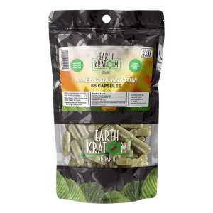 Earth Kratom Maeng Da Kratom 65 Capsules