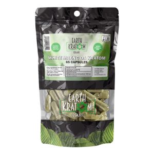 Earth Kratom White Maeng Da Kratom 65 Capsules