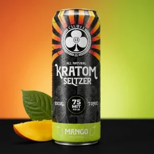 Club13 75MIT Kratom Seltzer Mango