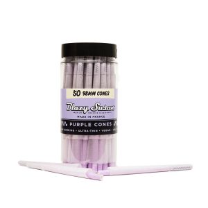Blazy Susan 1 1/4 Size Purple Cones 50pk
