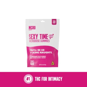 Micro Edibles Sexy Time Functional Gummies 25mg 10ct